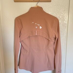Lululemon Hawaiian islands Tan Define zip up